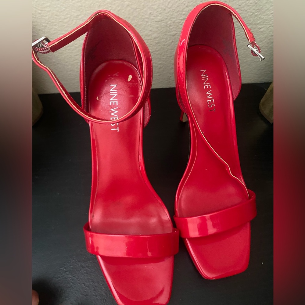 Nine West cherry red stilettos ๐ - Picture 5 of 6
